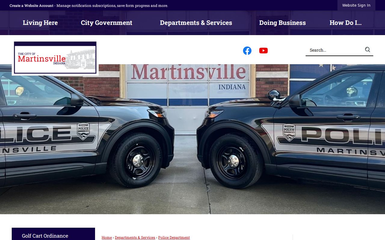 Martinsville Police contact for warrant record routing